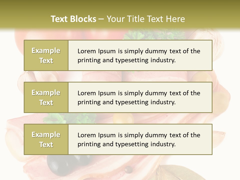 Isolated Roll Fresh PowerPoint Template