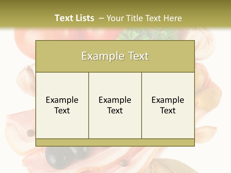 Isolated Roll Fresh PowerPoint Template