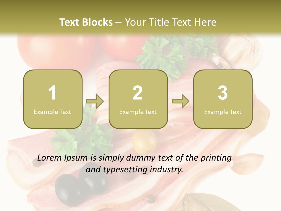 Isolated Roll Fresh PowerPoint Template