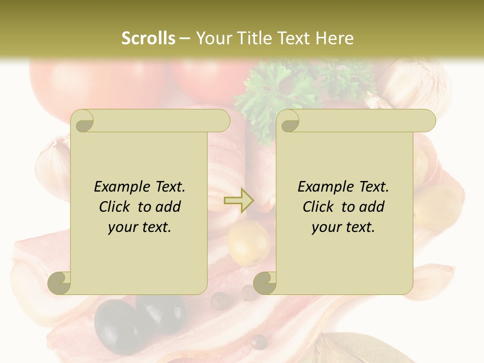 Isolated Roll Fresh PowerPoint Template