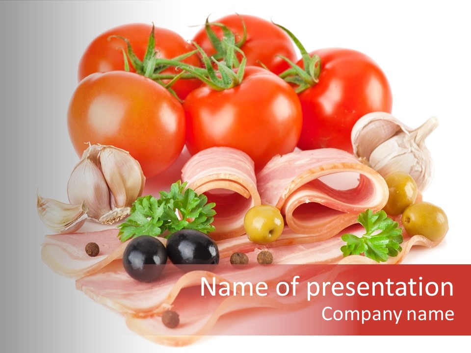 Flavour Ingredient Spice PowerPoint Template