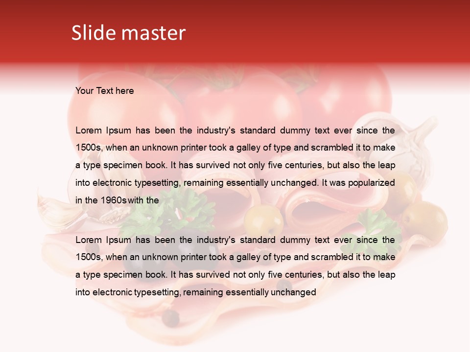 Flavour Ingredient Spice PowerPoint Template