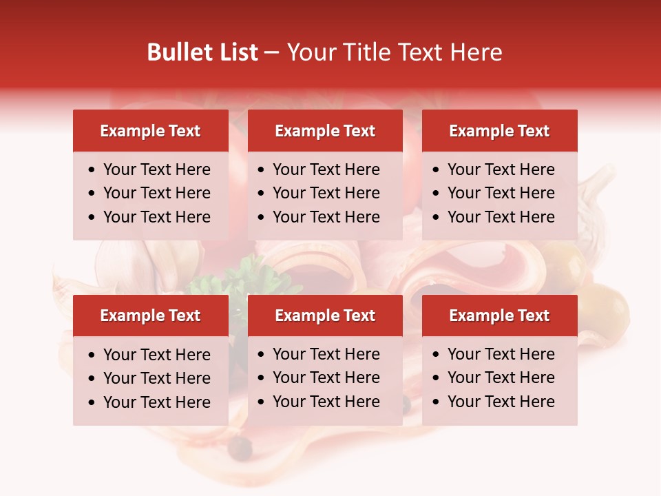 Flavour Ingredient Spice PowerPoint Template