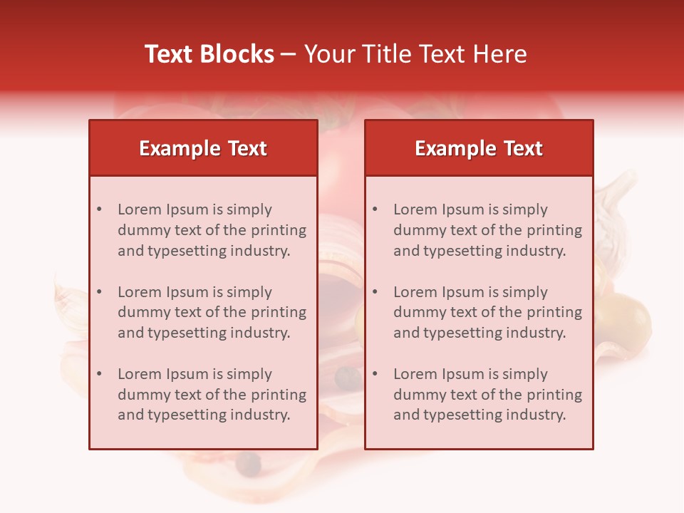Flavour Ingredient Spice PowerPoint Template