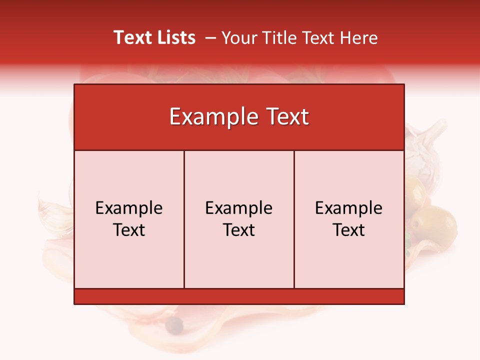 Flavour Ingredient Spice PowerPoint Template