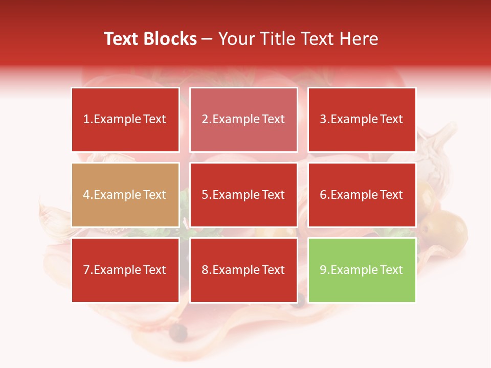 Flavour Ingredient Spice PowerPoint Template