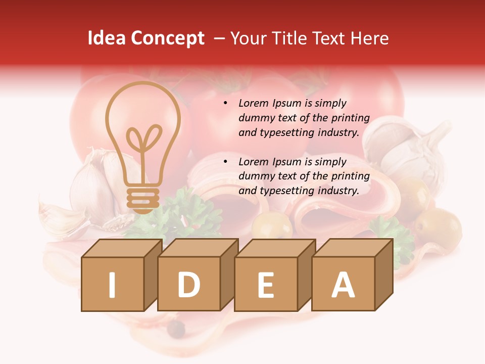 Flavour Ingredient Spice PowerPoint Template