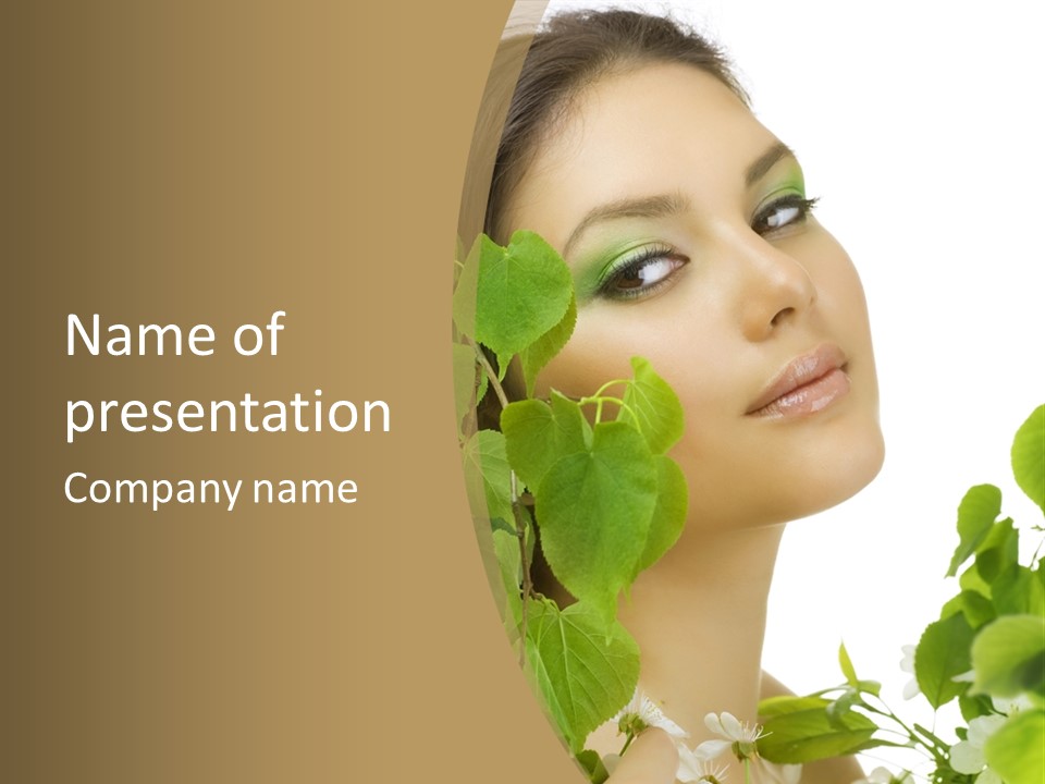 Perfect Cute Skincare PowerPoint Template