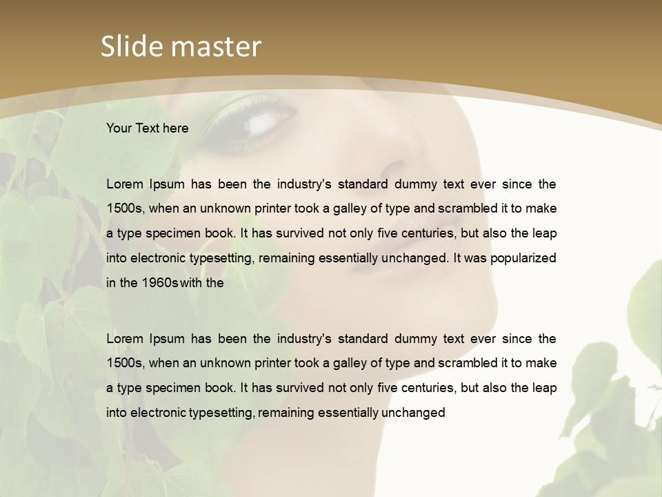 Perfect Cute Skincare PowerPoint Template