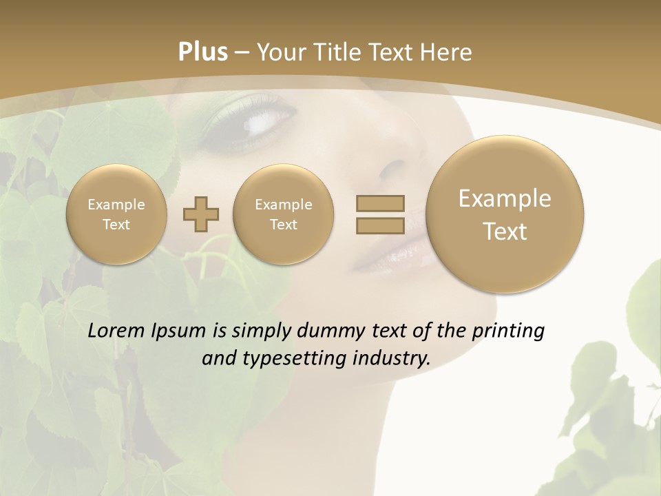 Perfect Cute Skincare PowerPoint Template
