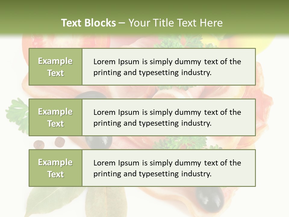 Raw Aromatic Baked PowerPoint Template