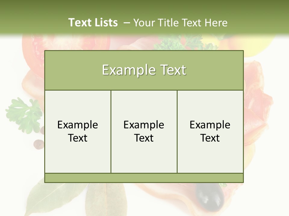 Raw Aromatic Baked PowerPoint Template