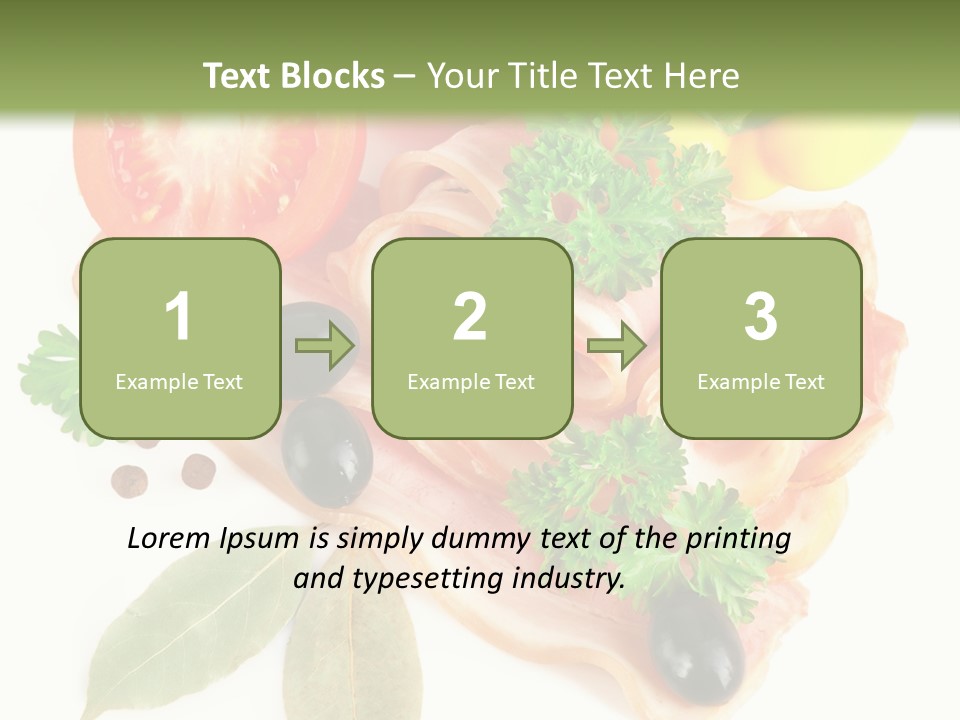 Raw Aromatic Baked PowerPoint Template
