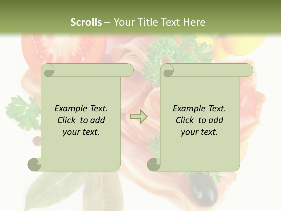 Raw Aromatic Baked PowerPoint Template