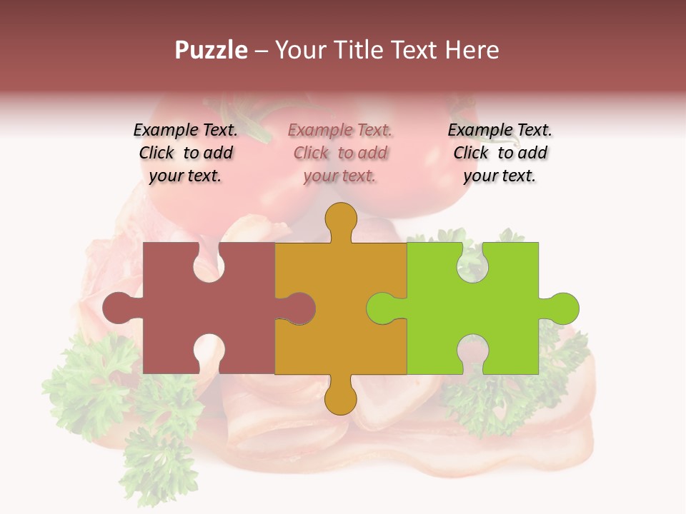 Horizontal Lard Parsley PowerPoint Template