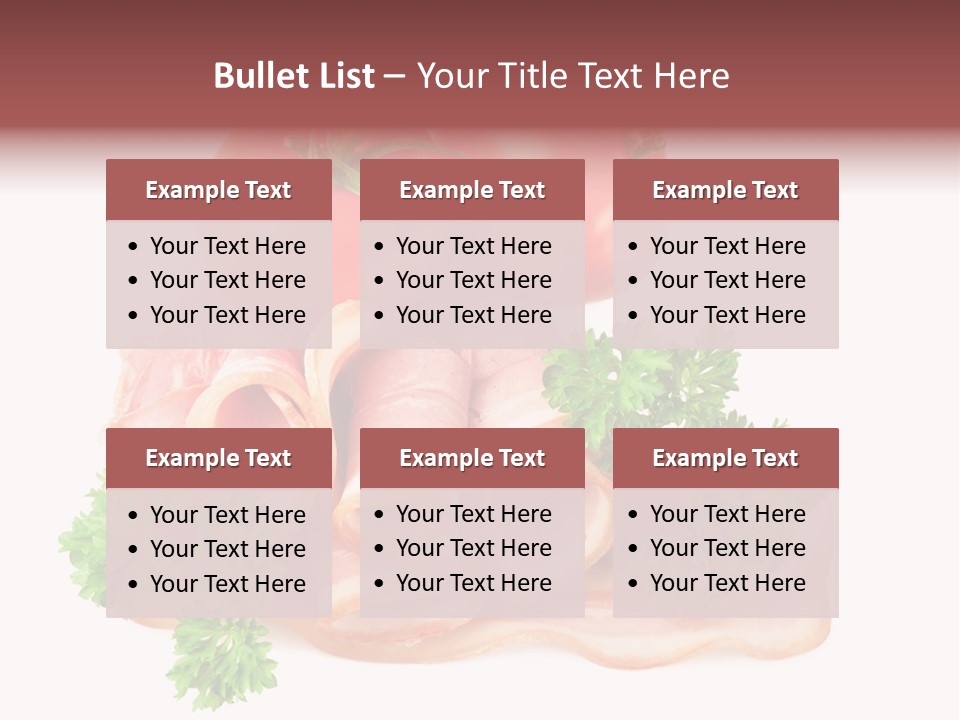 Horizontal Lard Parsley PowerPoint Template