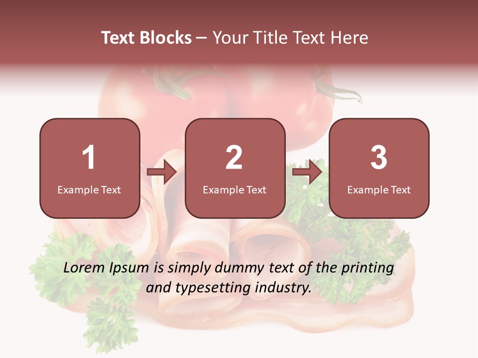 Horizontal Lard Parsley PowerPoint Template
