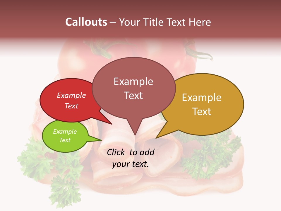 Horizontal Lard Parsley PowerPoint Template