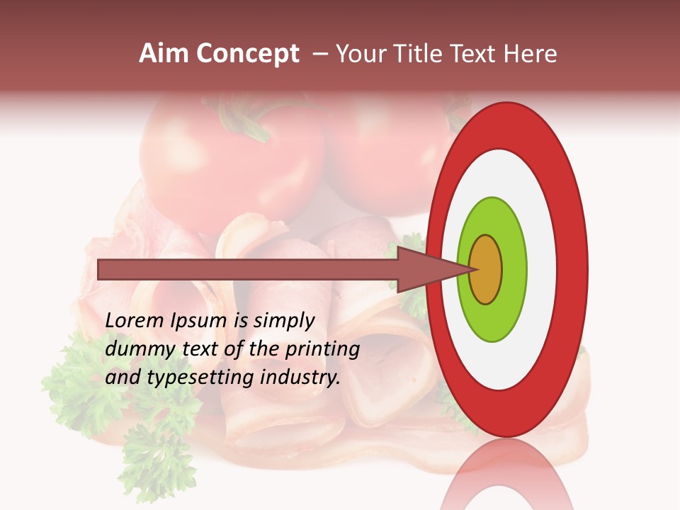 Horizontal Lard Parsley PowerPoint Template