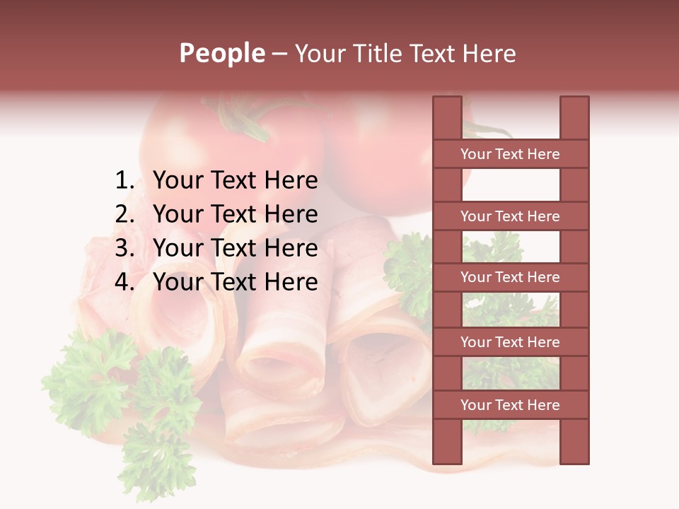 Horizontal Lard Parsley PowerPoint Template