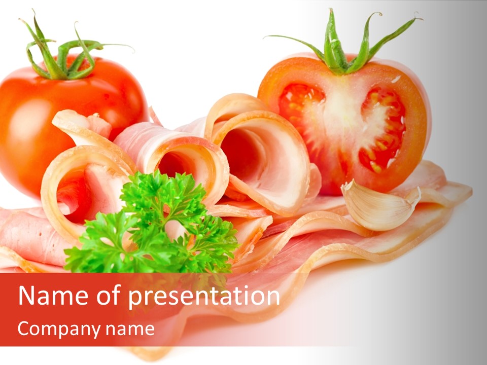 Flavour Background Tasty PowerPoint Template