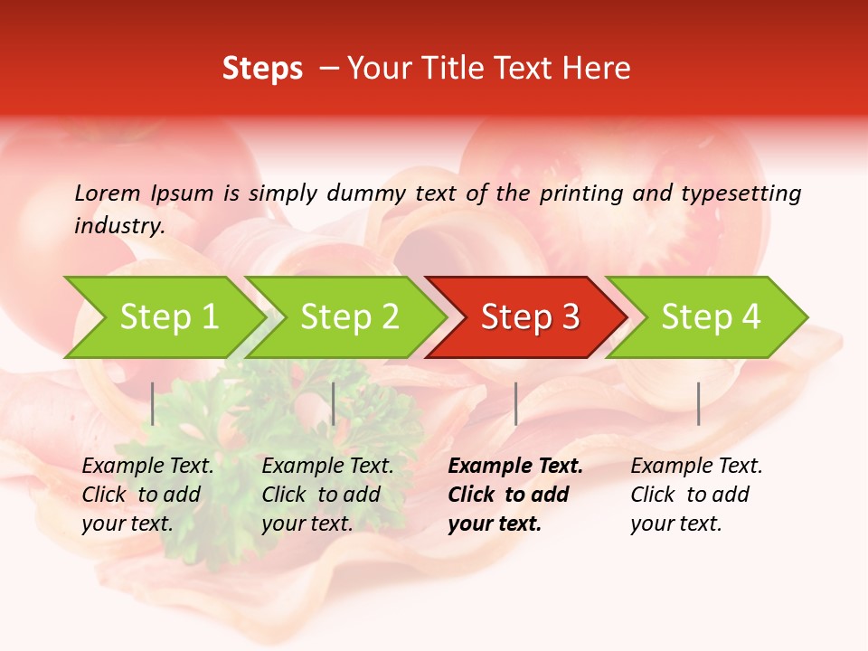 Flavour Background Tasty PowerPoint Template