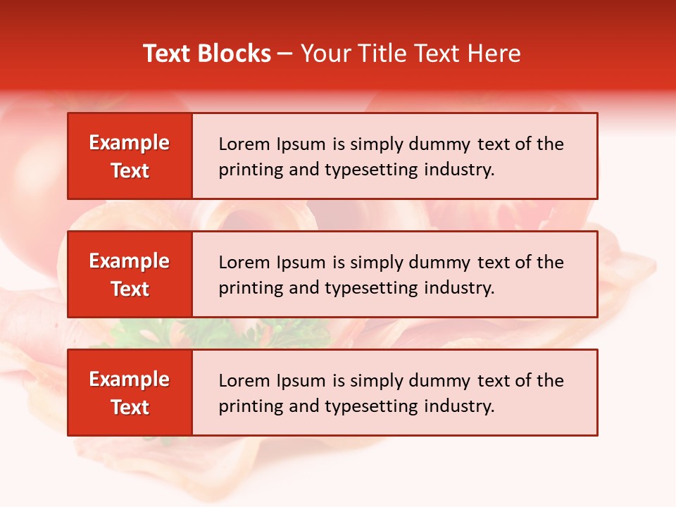 Flavour Background Tasty PowerPoint Template