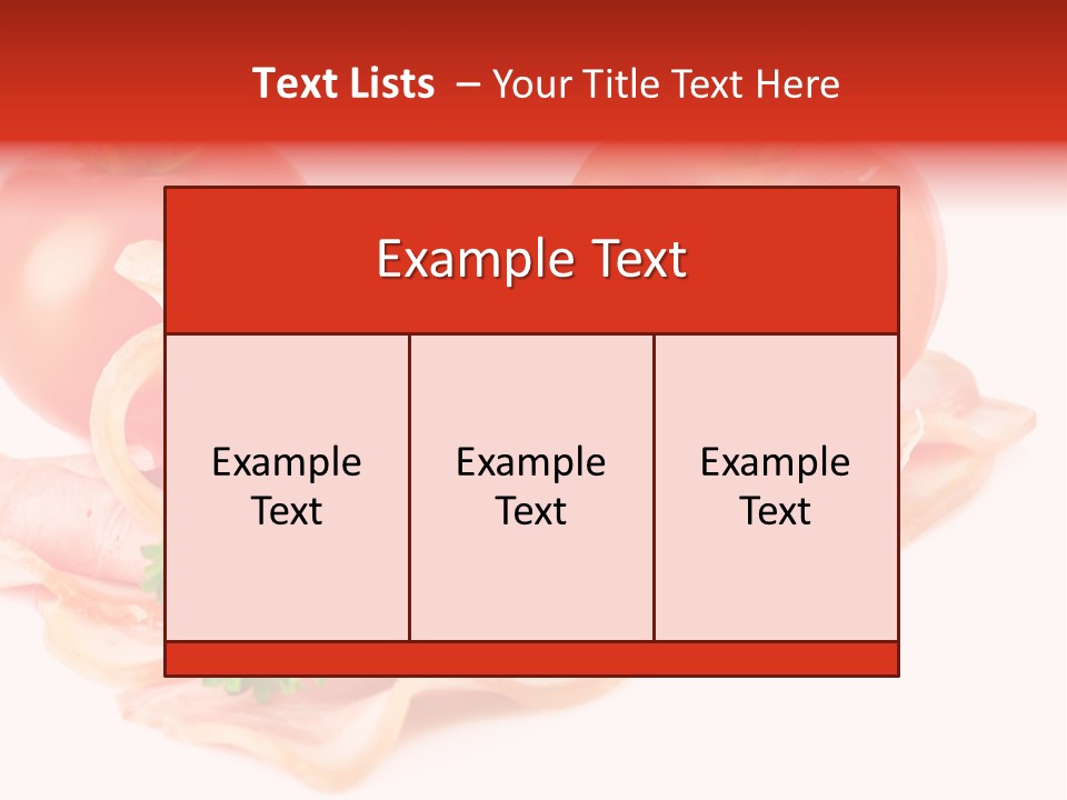 Flavour Background Tasty PowerPoint Template