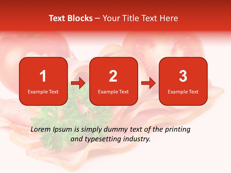 Flavour Background Tasty PowerPoint Template