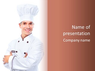 Gourmet Smiling Life PowerPoint Template