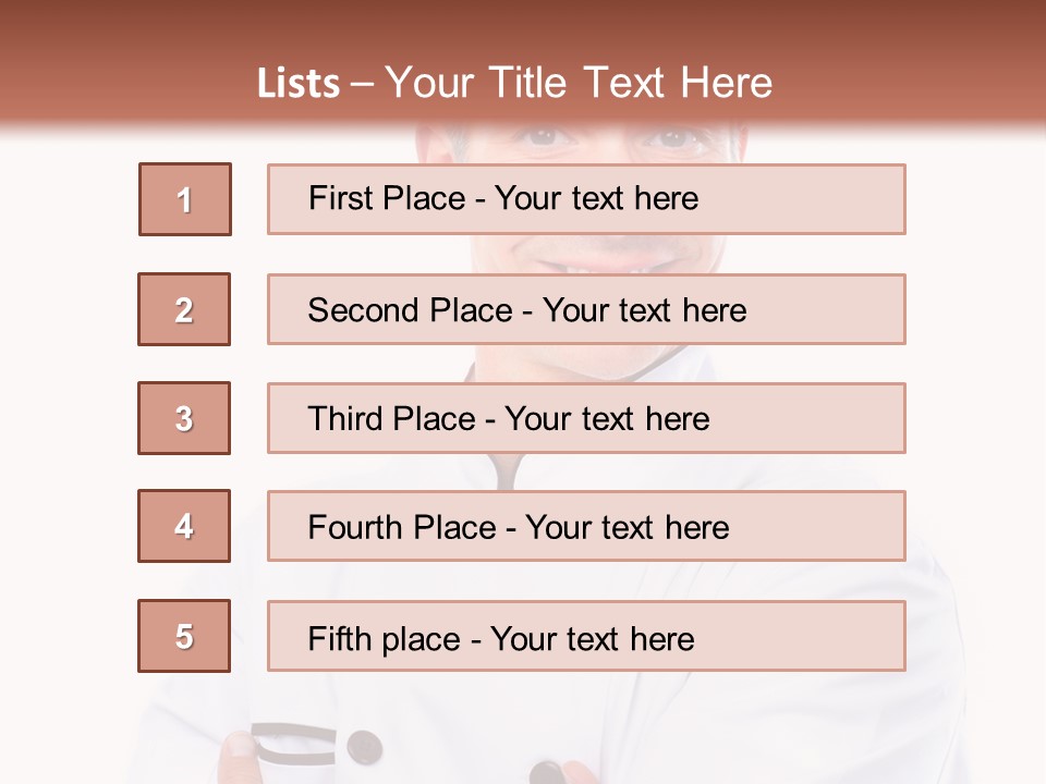 Gourmet Smiling Life PowerPoint Template