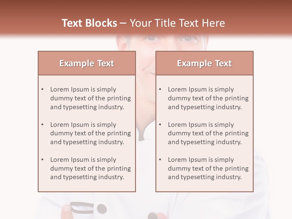 Gourmet Smiling Life PowerPoint Template