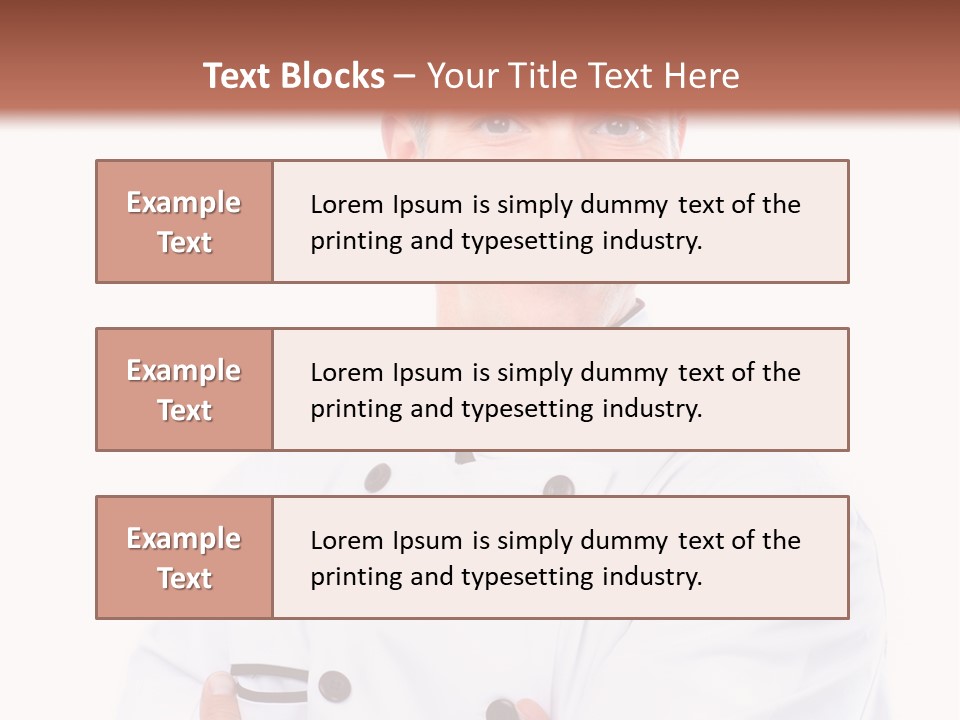 Gourmet Smiling Life PowerPoint Template
