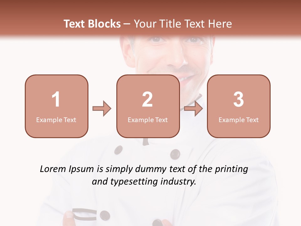 Gourmet Smiling Life PowerPoint Template