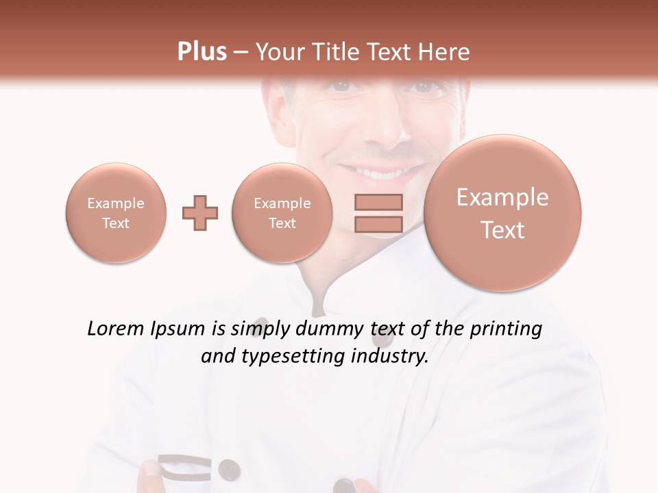 Gourmet Smiling Life PowerPoint Template