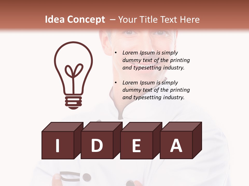 Gourmet Smiling Life PowerPoint Template