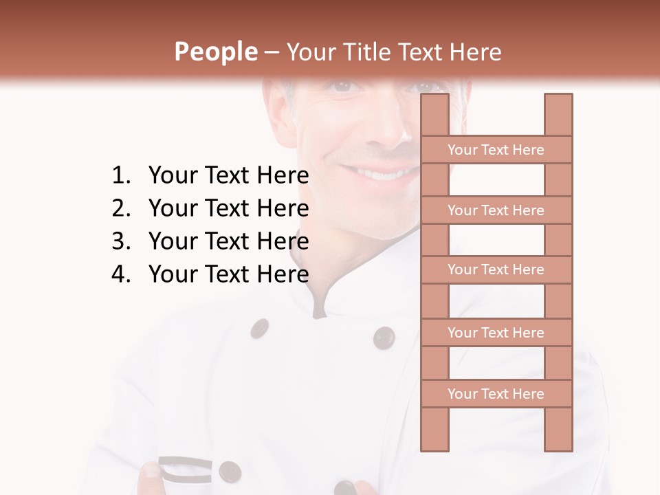Gourmet Smiling Life PowerPoint Template