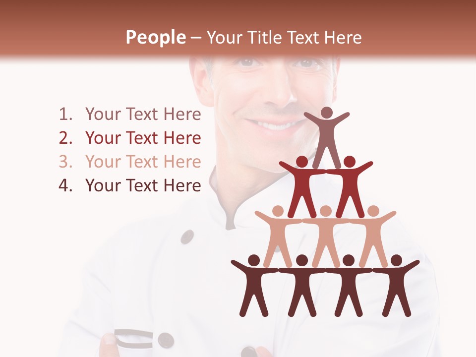 Gourmet Smiling Life PowerPoint Template