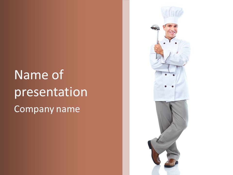 Cook Chef People PowerPoint Template