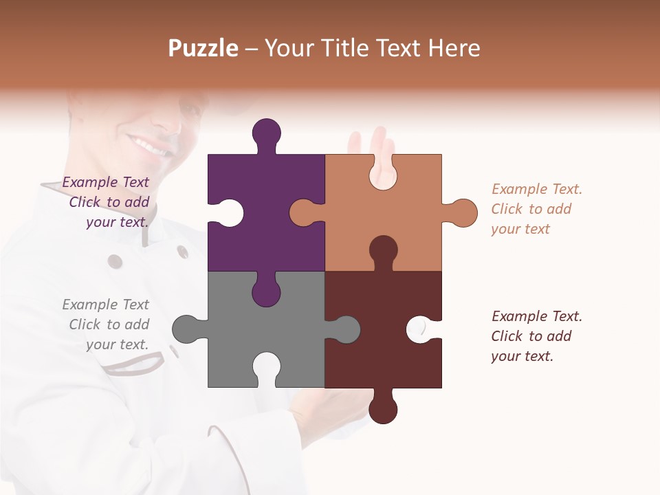 Profession Cooking White PowerPoint Template