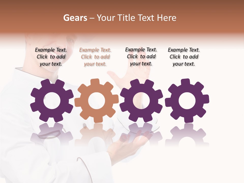 Profession Cooking White PowerPoint Template