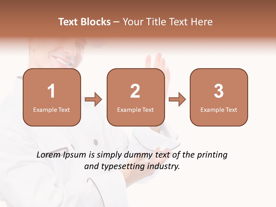 Profession Cooking White PowerPoint Template