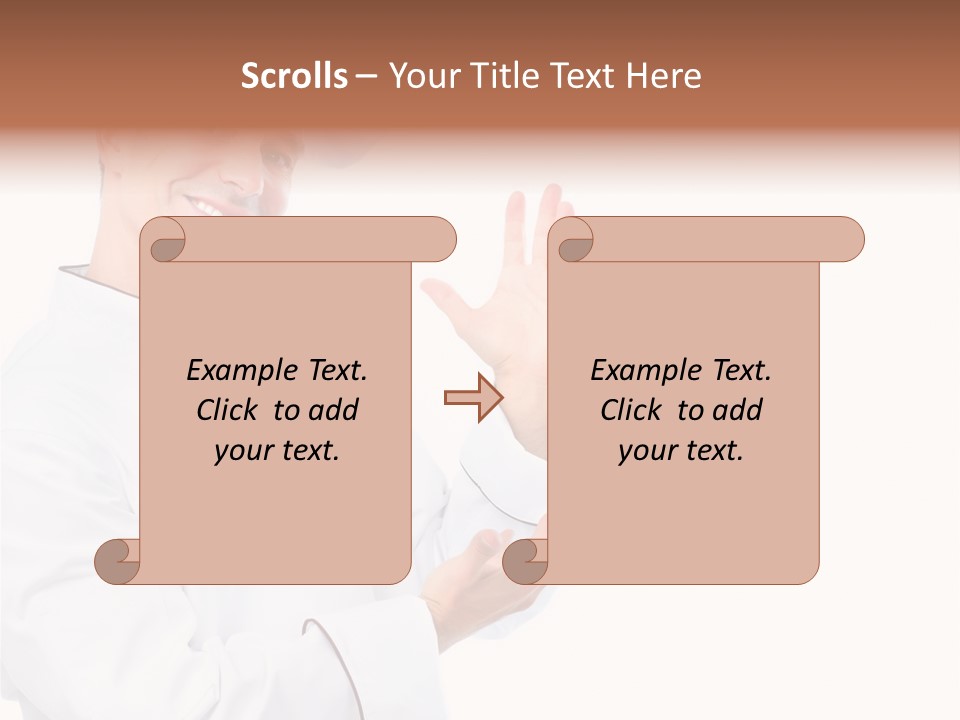 Profession Cooking White PowerPoint Template