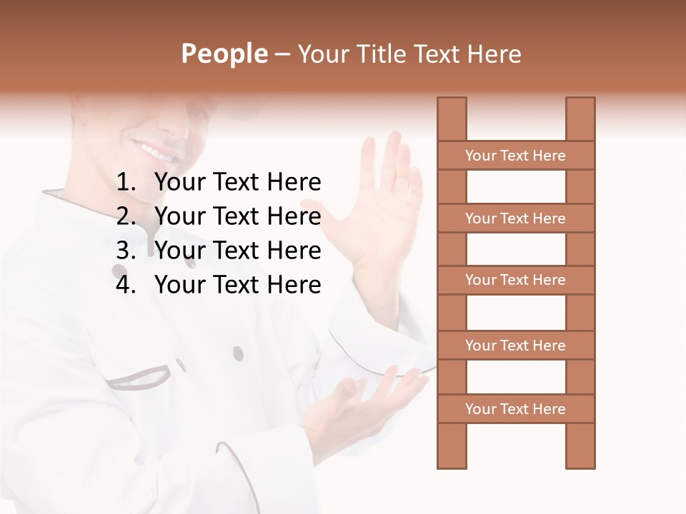 Profession Cooking White PowerPoint Template