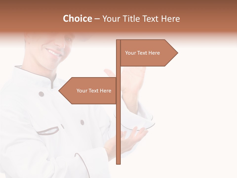 Profession Cooking White PowerPoint Template