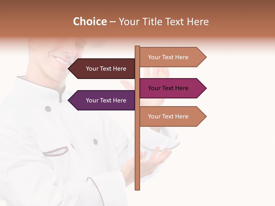 Profession Cooking White PowerPoint Template