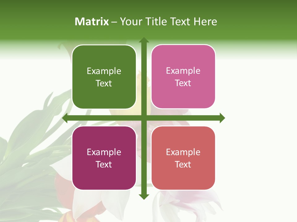 White Mother Background PowerPoint Template