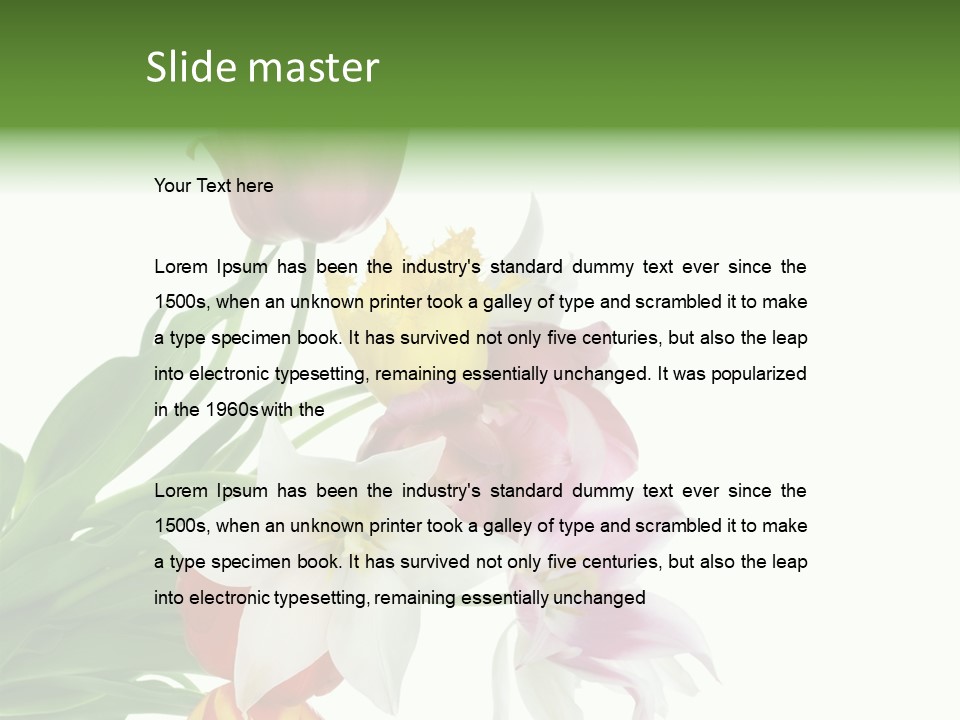 White Mother Background PowerPoint Template