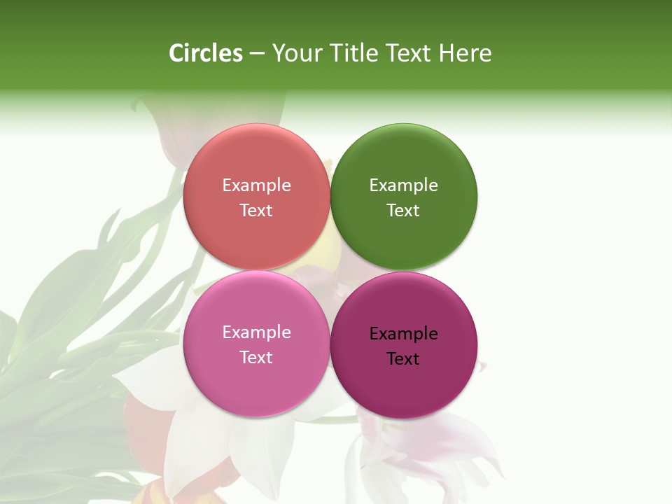 White Mother Background PowerPoint Template