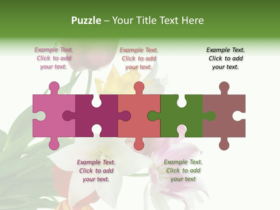 White Mother Background PowerPoint Template